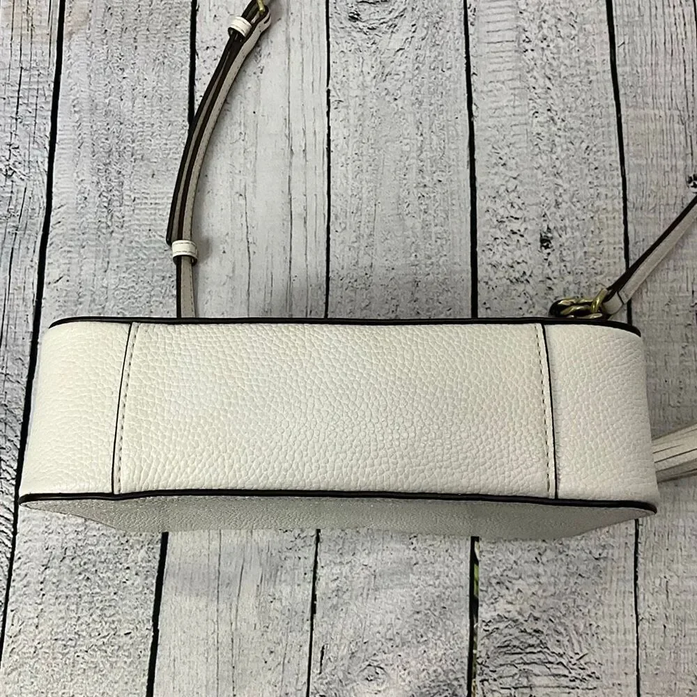 Michael Kors White Studded Crossbody Bag